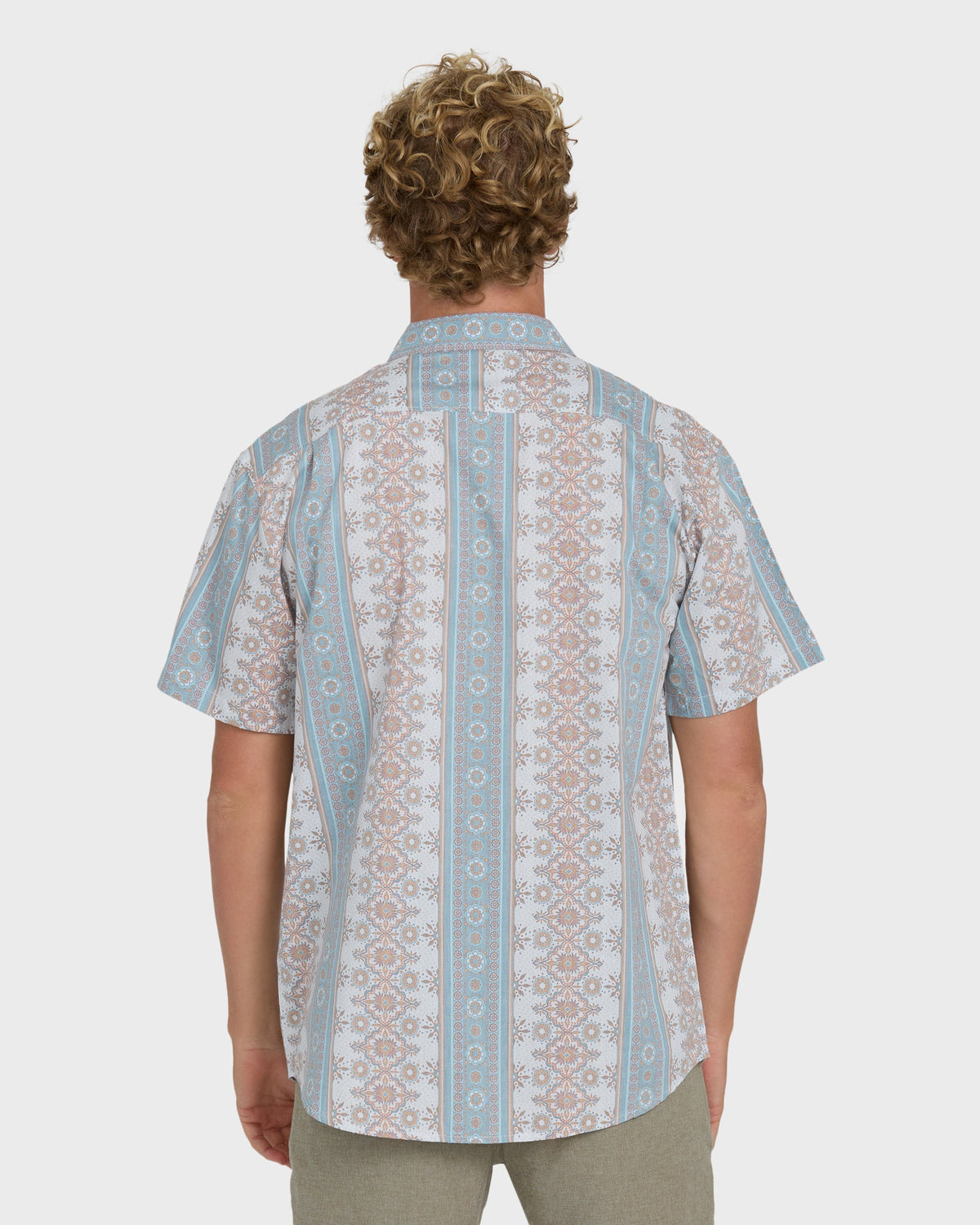Sundays Short Sleeve Woven Shirt - Blue Fog